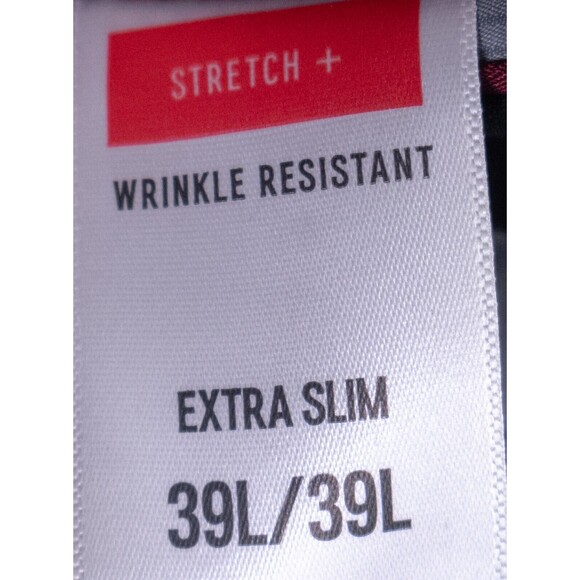 Express Men's Sport Coat Blazer Two Button Solid Black Wool Blend EXTRA SLIM 39L - Picture 11 of 14